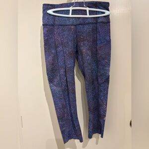 Lululemon fast & free 19” crops